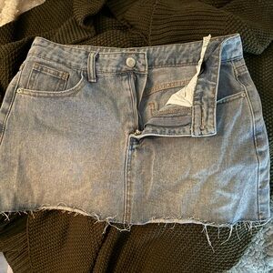 Denim Mini Skirt